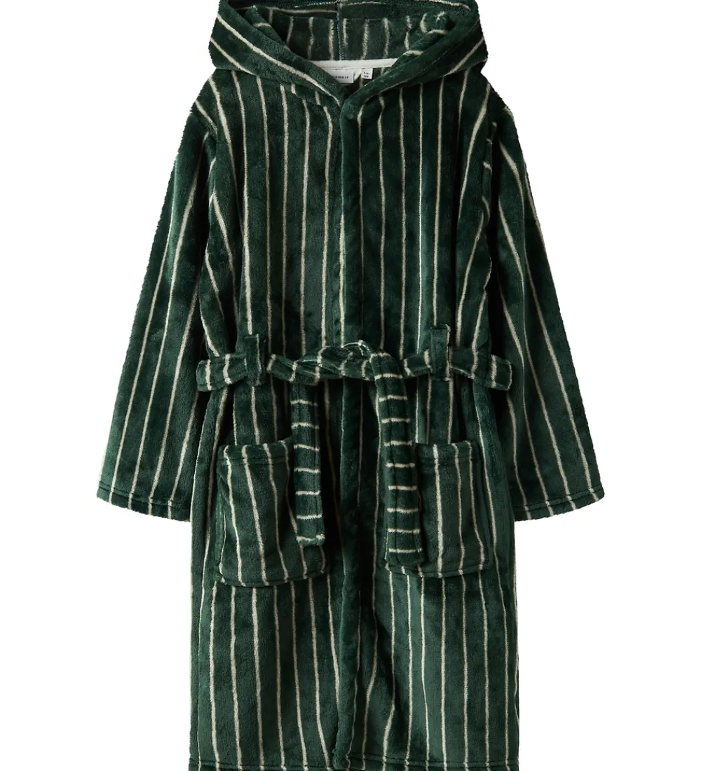 Børn Name It Badekåber>Badekåbe - Velour - NmmRacer - Bistro Green