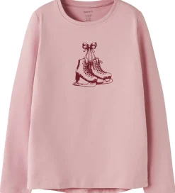 Børn Name It Bluser>Bluse - NkfVix - Keepsake Lilac/Ice Skates