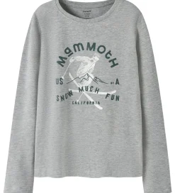 Børn Name It Bluser|Bluse - NkmVux - Grey Melange/Snow