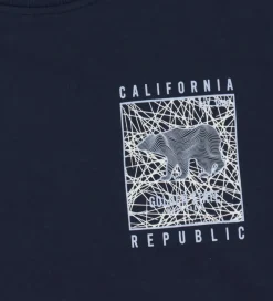 Børn Name It Bluser>Bluse - NkmVux - Navy Blazer/Golden