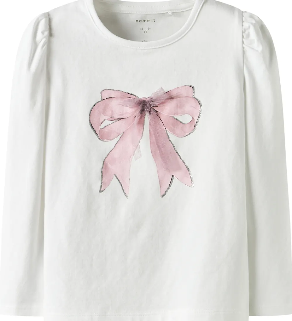 Børn Name It Bluser>Bluse - NmfSkaty - Bright White