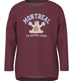 Børn Name It Bluser>Bluse - NmfVix - Burgundy/Montreal