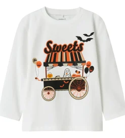 Name It Halloween|Bluse - NmnOakley - Bright White m. Print