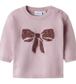 Børn Name It Juletøj>Bluse - Strik - NbfRebow - Keepsake Lilac