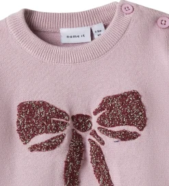Børn Name It Juletøj>Bluse - Strik - NbfRebow - Keepsake Lilac