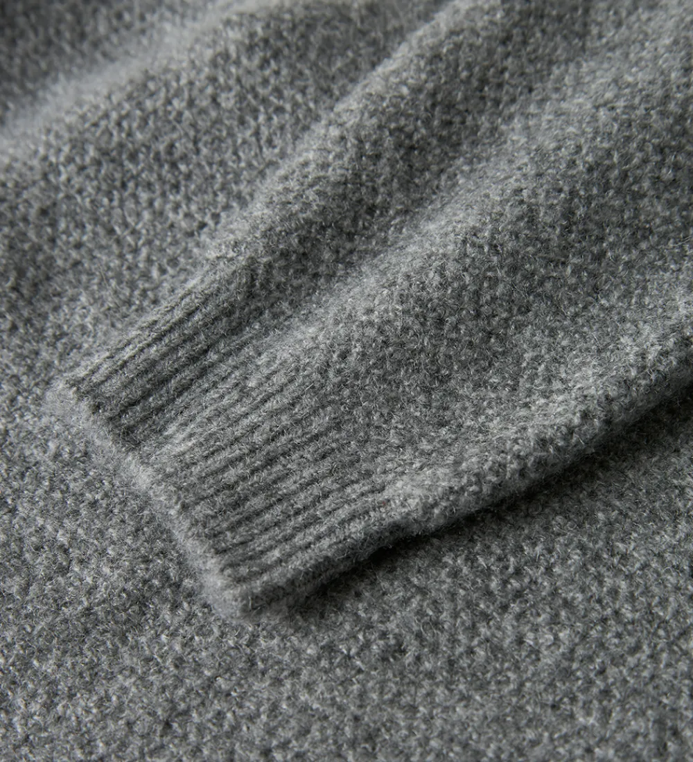 Børn Name It Bluser|Bluse - Strik - NkfSanie - Grey Melange