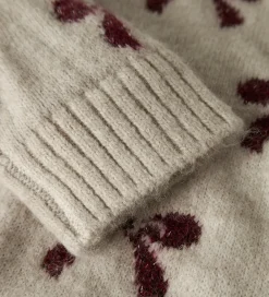 Børn Name It Sweatshirts|Juletøj|Bluse - Strik - NmfSenya - Cement