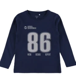 Børn Name It Basis>Bluser - Noos - 3-pak - NmmNiko - Navy Blazer