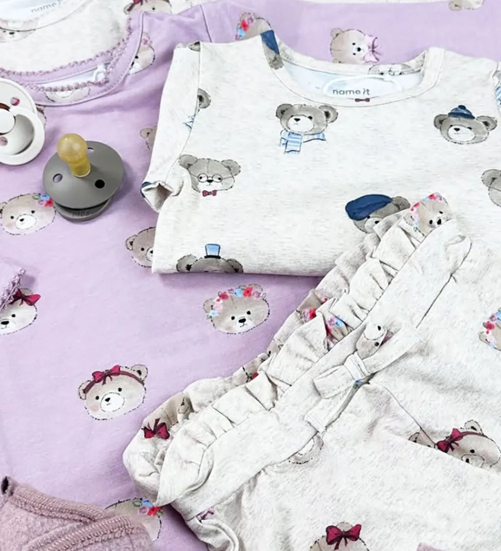 Børn Name It Bodyer>Body l/æ - NbfRice - Keepsake Lilac