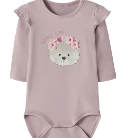 Børn Name It Bodyer|Body l/æ - NbfRindy - Keepsake Lilac
