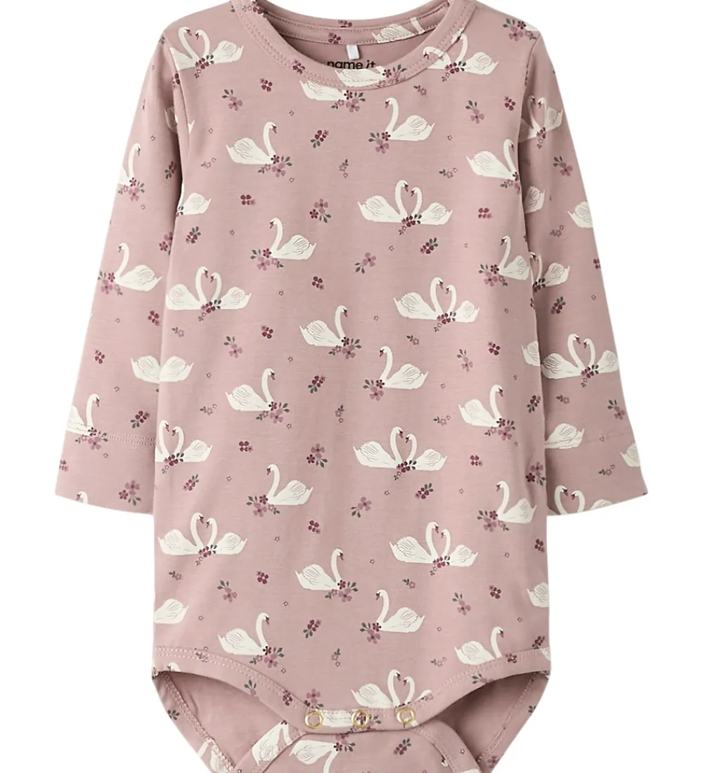 Børn Name It Bodyer>Body l/æ - NbfRinea - Deauville Mauve
