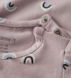 Børn Name It Bodyer>Body l/æ - NbfVandora - Keepsake Lilac/Rainbow