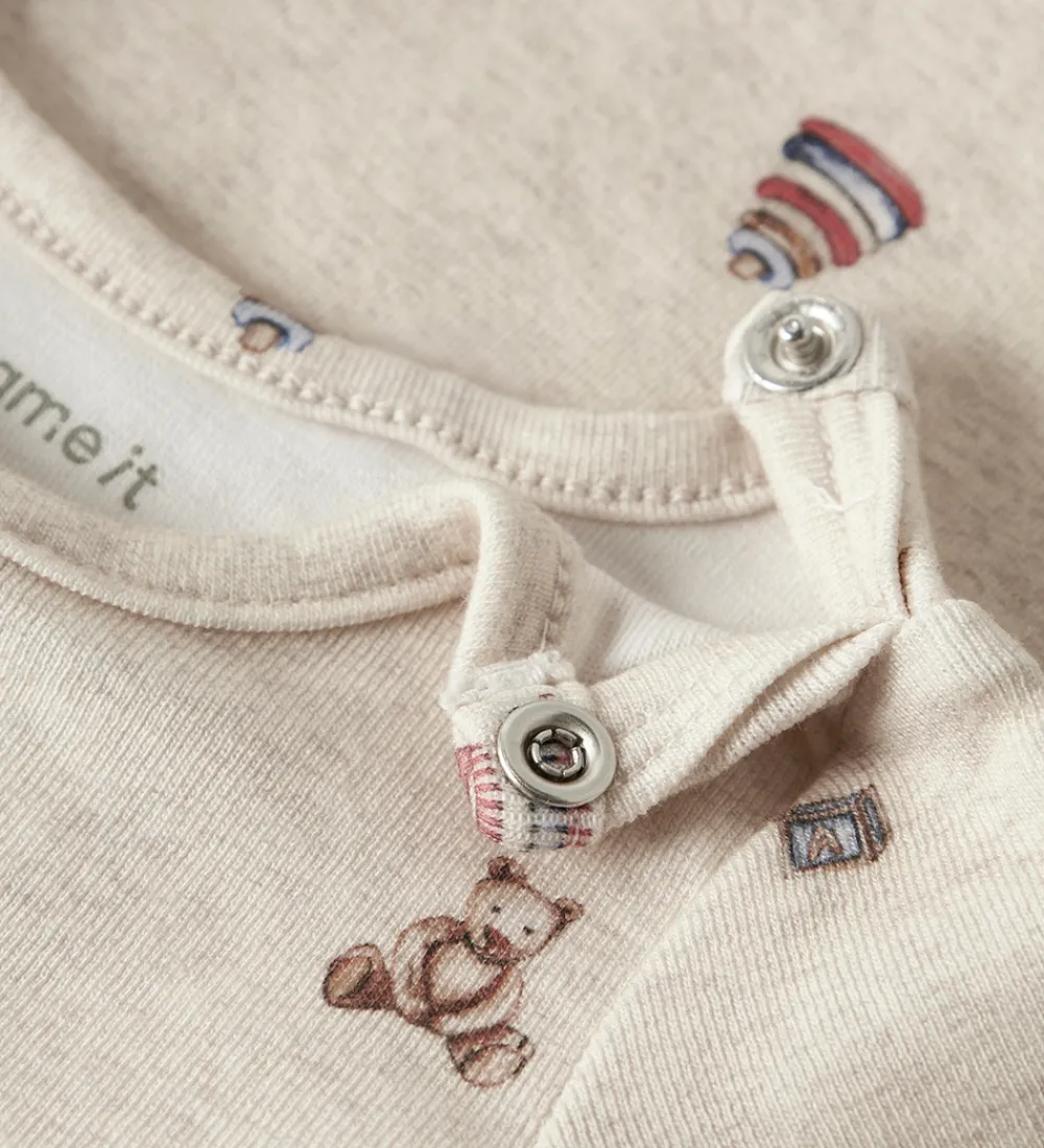 Børn Name It Bodyer>Body l/æ - NbmRitoy - Flint Stone