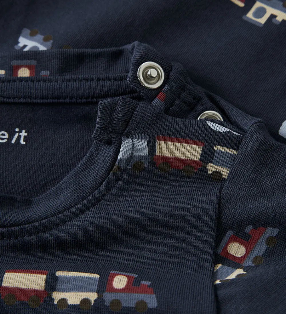 Børn Name It Bodyer>Body l/æ - NbmVroels - Navy Blazer/Train