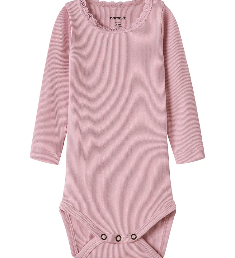 Børn Name It Bodyer>Body l/æ - Noos - Rib - NbfKab - Fragrant Lilac