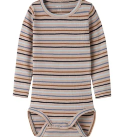 Børn Name It Bodyer|Body l/æ - Rib - NbmSerro - Mushroom