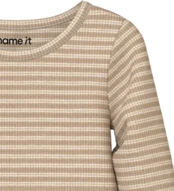 Børn Name It Juletøj|Bodyer|Body l/æ - Rib - Viskose - NbfSister - Cloud Dancer