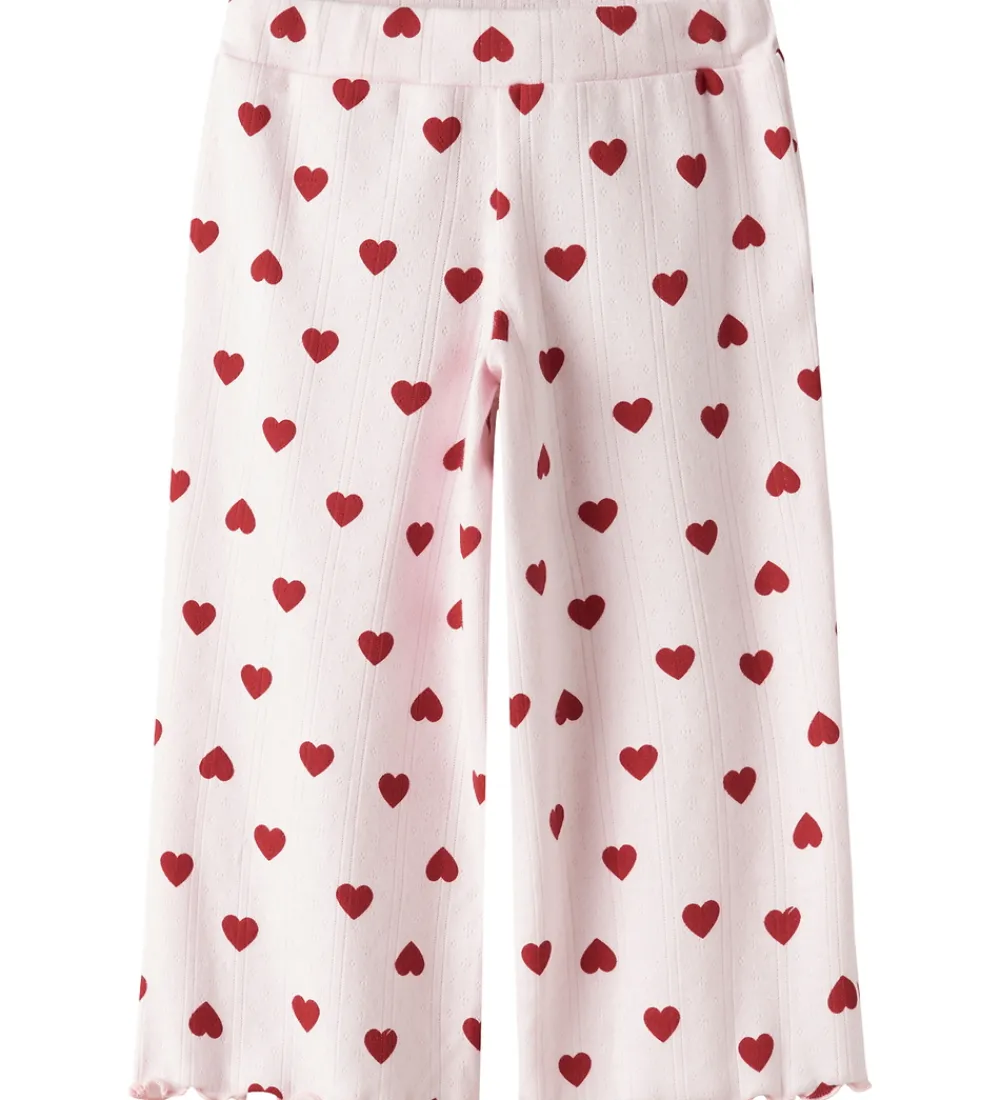 Børn Name It Juletøj>Bukser - Hulmønster - NmfRusla - Mauve Morn m. Print