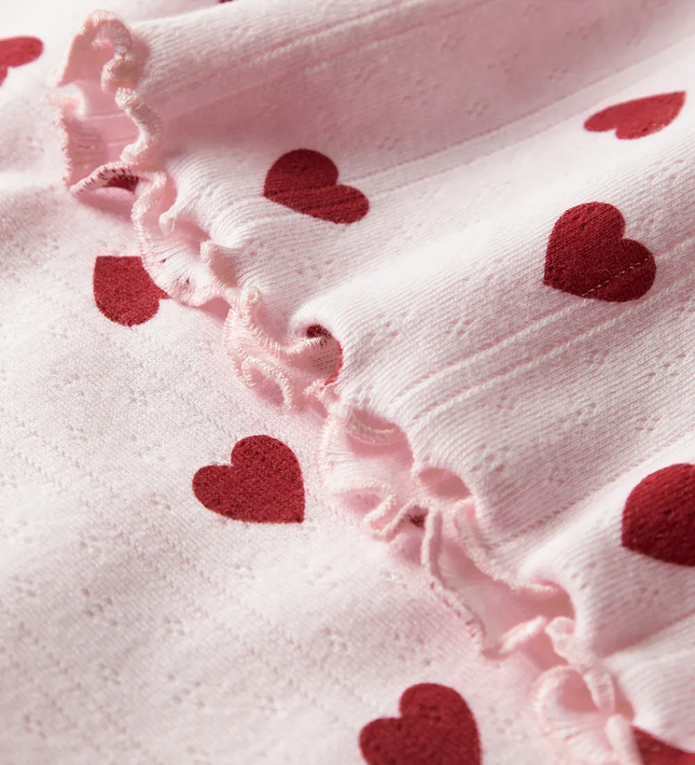 Børn Name It Juletøj>Bukser - Hulmønster - NmfRusla - Mauve Morn m. Print