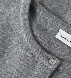 Børn Name It Striktrøjer|Cardigan - Noos - Strik - NkfSaluna - Gråmeleret