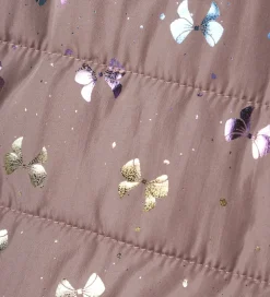 Børn Name It Veste|Dunveste Og Dyneveste|Dynevest - NmfMylane - Woodrose m. Sløfer