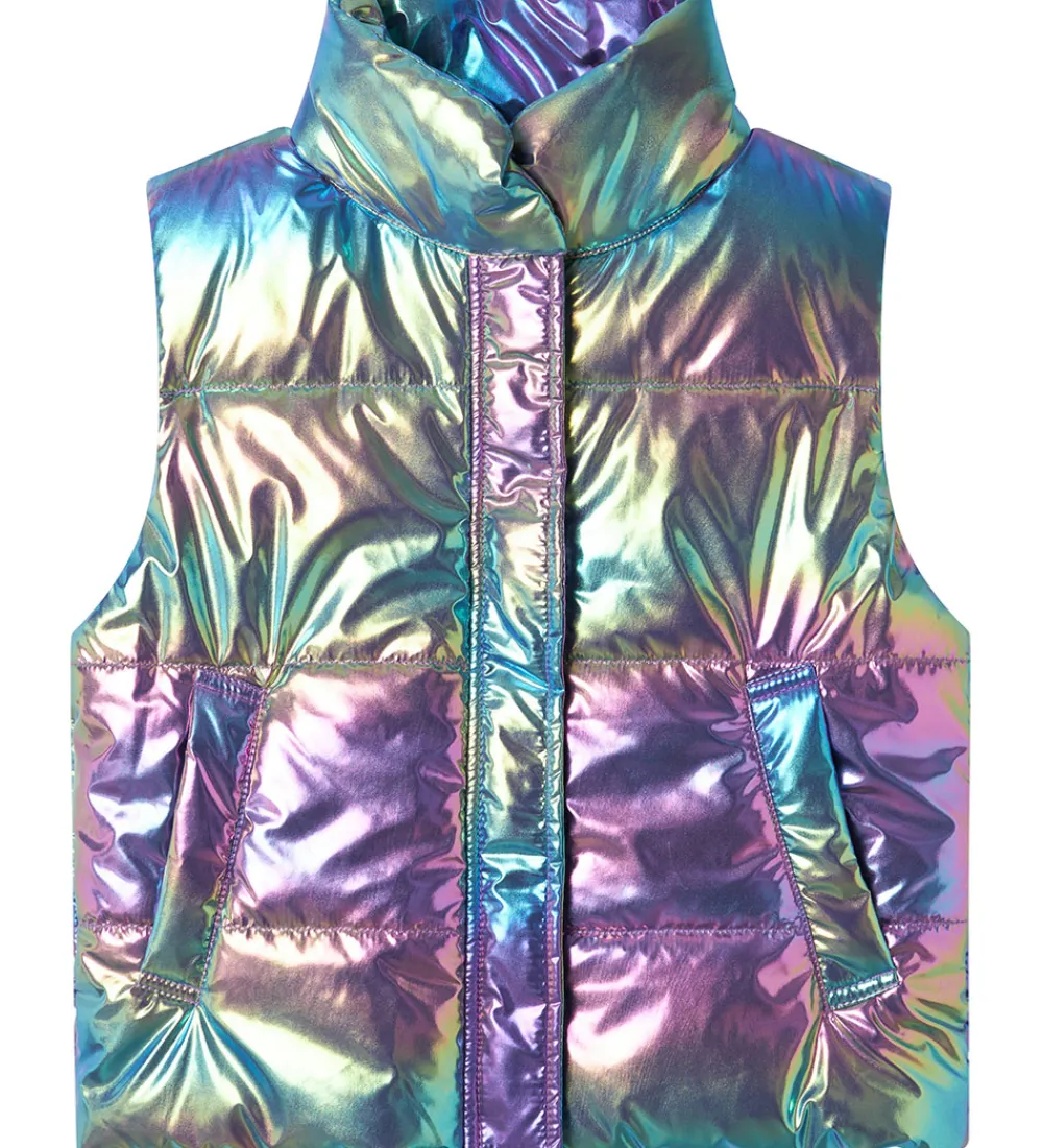 Børn Name It Veste|Dunveste Og Dyneveste>Dynevest - Shiny - NmfMolina - Amethyst Orchid