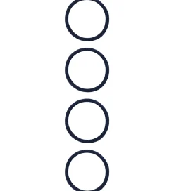 Name It Hårpynt>Hårelastikker - NkfRiga - 4-pak - Beacon Blue/m. Glitter