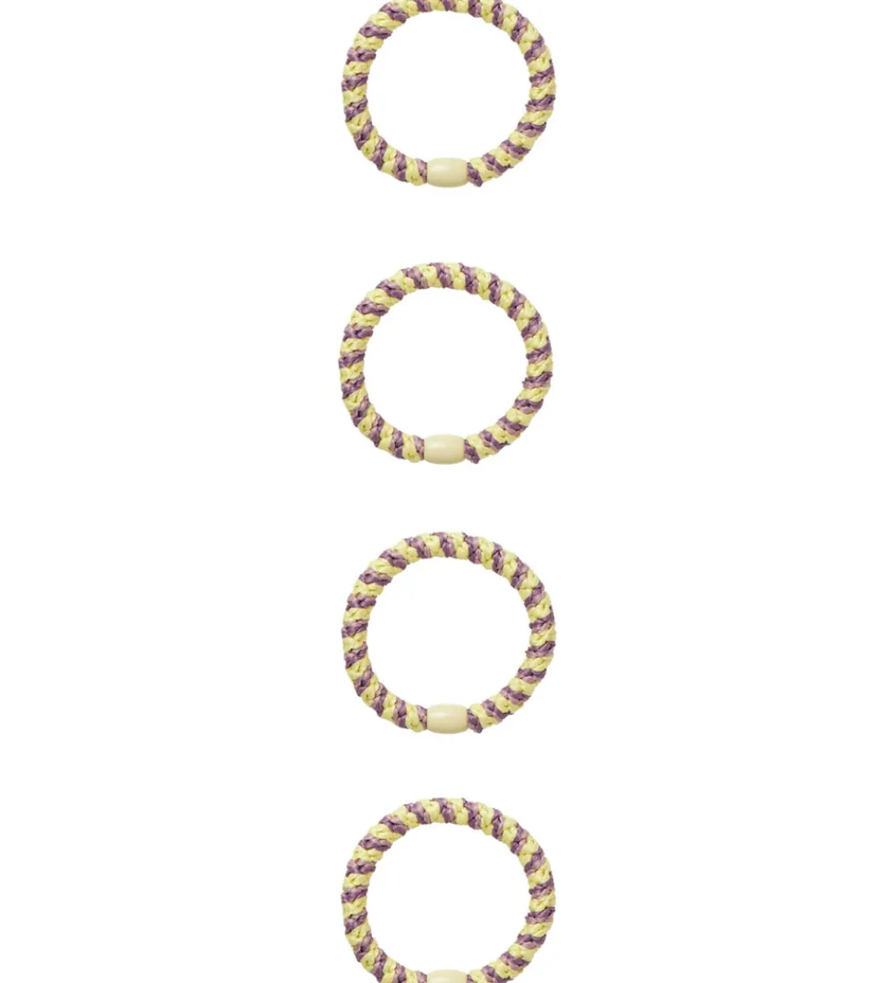 Name It Hårelastikker|Hårelastikker - 4-pak - NkfAcc-Arise - Pastel Yellow