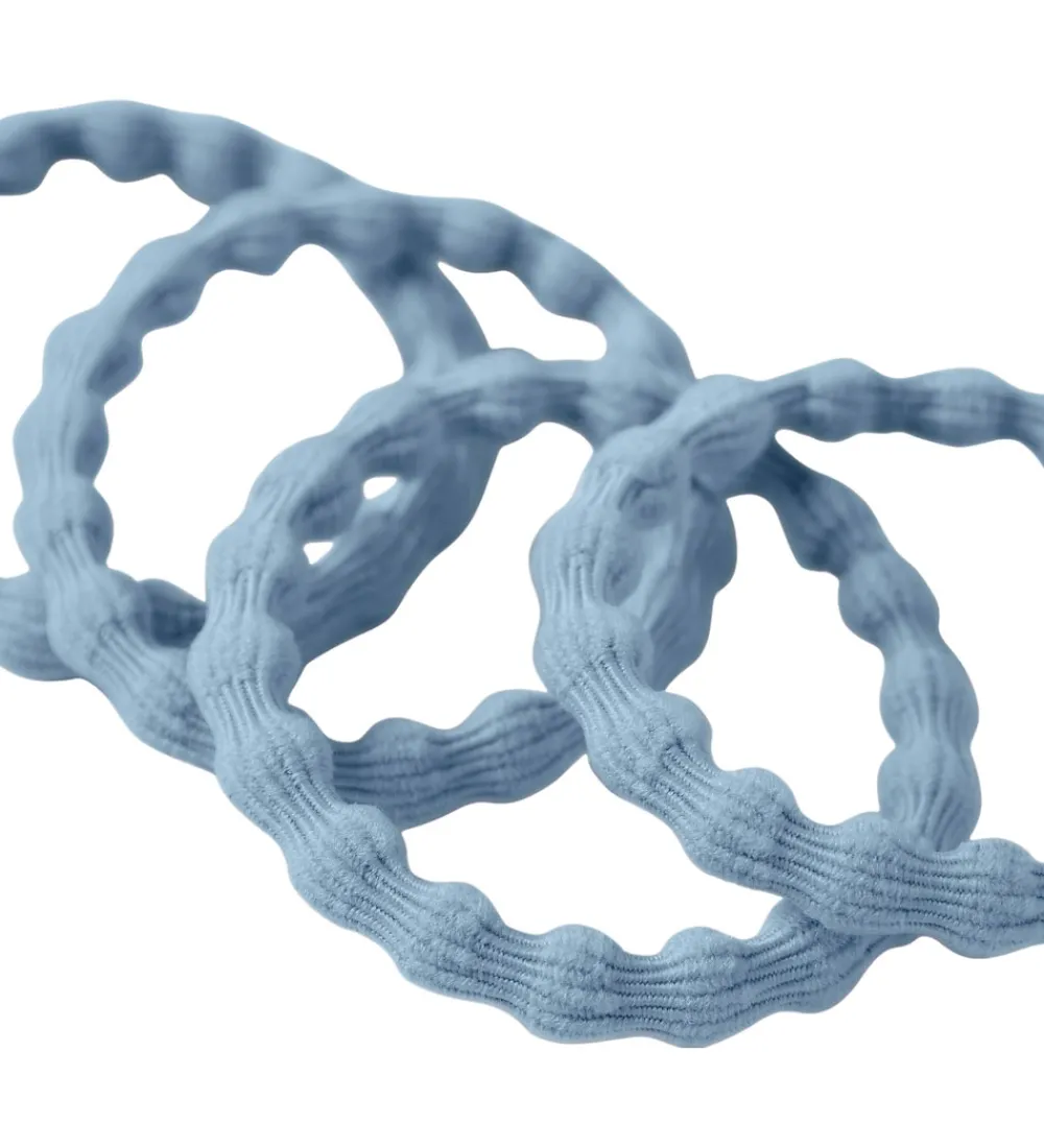 Name It Hårelastikker|Hårelastikker - 4-pak - NkfKarla - Dusty Blue