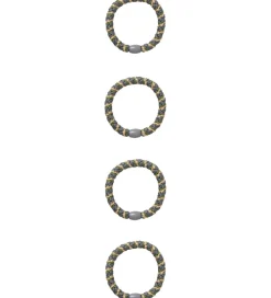 Name It Hårelastikker>Hårelastikker - 4-pak - NkfAcc-Arise - Dusty Olive