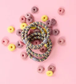 Name It Hårelastikker>Hårelastikker - 4-pak - NkfAcc-Arise - Dusty Olive