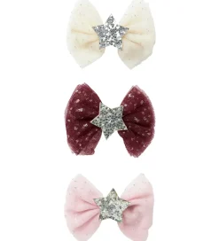 Name It Hårspænder|Hårpynt>Hårspænder - 3-pak - NmfRestar - Keepsake Lilac