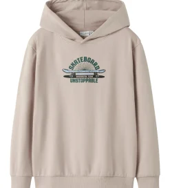 Børn Name It Sweatshirts>Hættetrøje - NkmVugo - Mushroom/ Unstoppable