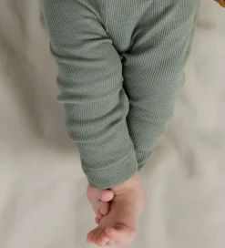 Børn Name It Leggings|Unisex-Tøj|Leggings - Rib - NbnKab - Shadow