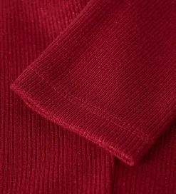 Børn Name It Leggings|Juletøj|Leggings - Rib - NmfSiclo - Jester Red m. Glimmer