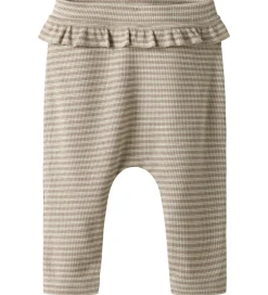 Børn Name It Leggings|Juletøj|Leggings - Viskose - NbfSister - Cloud Dancer