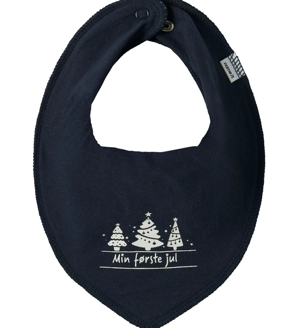 Name It Spisetid|Hagesmække|Savlesmæk - NbnRajul - Navy Blazer/Jul