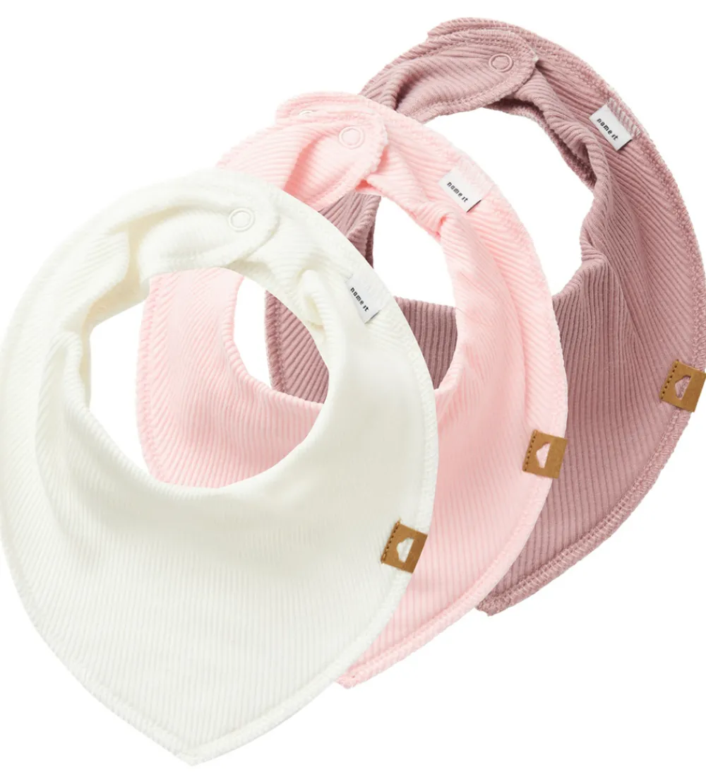 Name It Savlesmække|Savlesmæk - Noos - Rib - NbnYvetti - 3-pak - Parfait Pin
