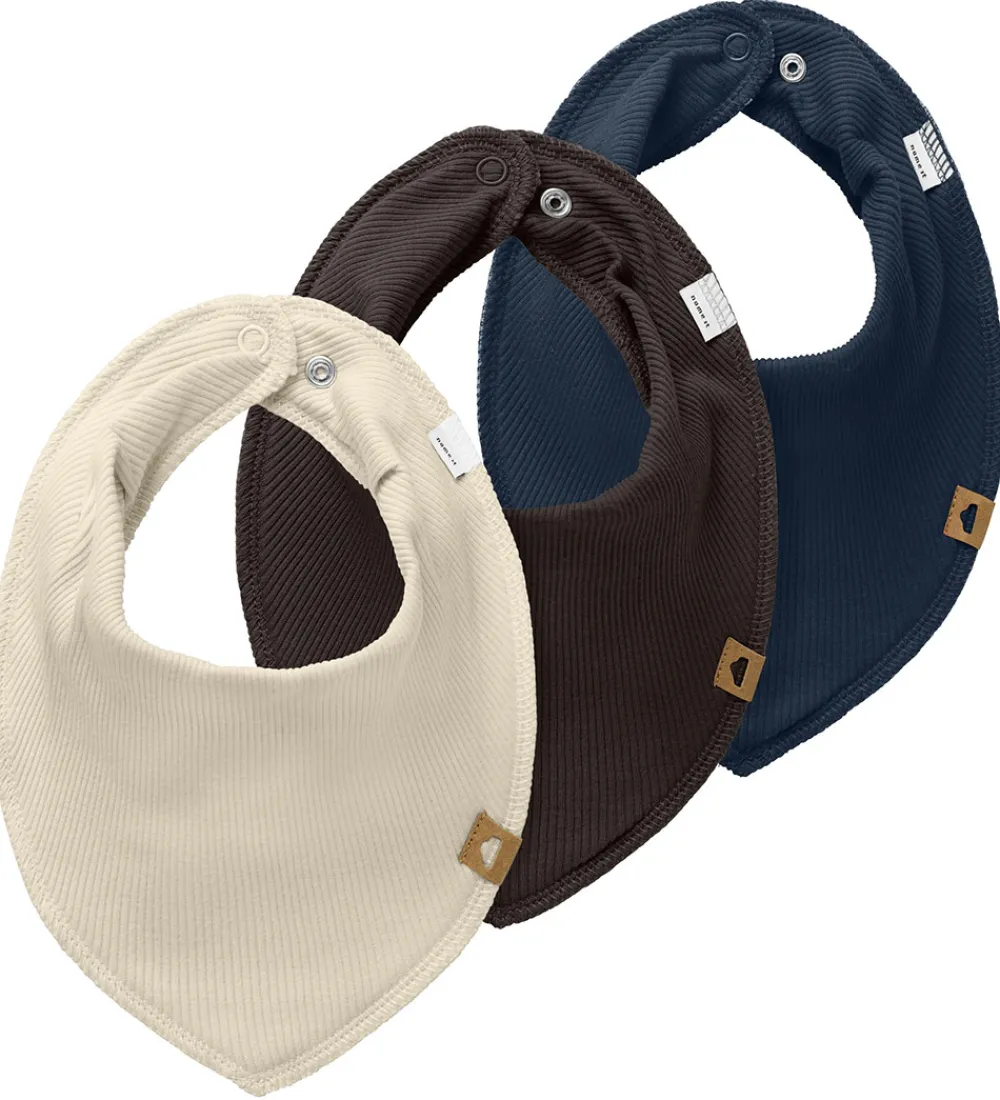 Name It Savlesmække>Savlesmække - 3-pak - NbmYasim - Insignia Blue/Island Fo