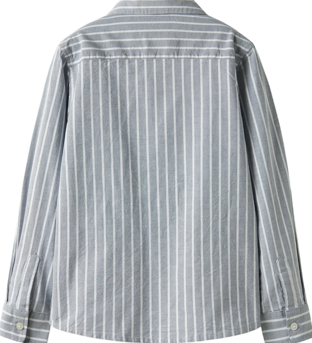 Børn Name It Skjorter|Juletøj>Skjorte - NmmRekid - Flint Stone m. Striber