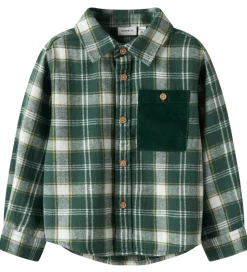 Børn Name It Skjorter>Skjorte - NmmSanto - Bistro Green