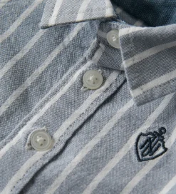 Børn Name It Juletøj|Bodyer|Skjortebody l/æ - NbmRekid - Flint Stone/Thin Stripe - B