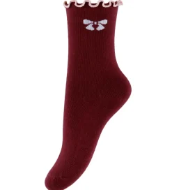 Børn Name It Strømper|Juletøj>Strømper - 3-Pak - NmfSilke - Keepsake Lilac/Peyote Mela