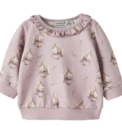 Børn Name It Sweatshirts>Sweatshirt - NbfShelly - Keepsake Lilac