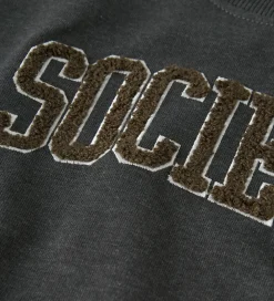 Børn Name It Sweatshirts|Sweatshirt - NkmRobbie - Dark Grey Melange