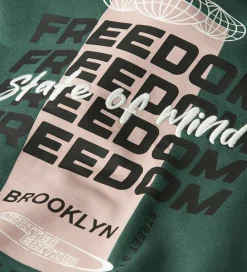 Børn Name It Sweatshirts|Sweatshirt - NkmSteve - Bistro Green