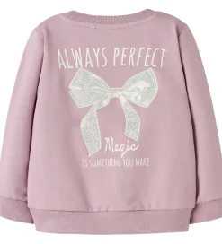 Børn Name It Sweatshirts|Sweatshirt - NmfSakkina - Keepsake Lilac