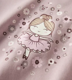 Børn Name It Sweatshirts|Sweatshirt - NmfViloui - Keepsake Lilac/Dancer