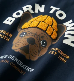 Børn Name It Sweatshirts>Sweatshirt - NmmRiguna - Navy Blazer