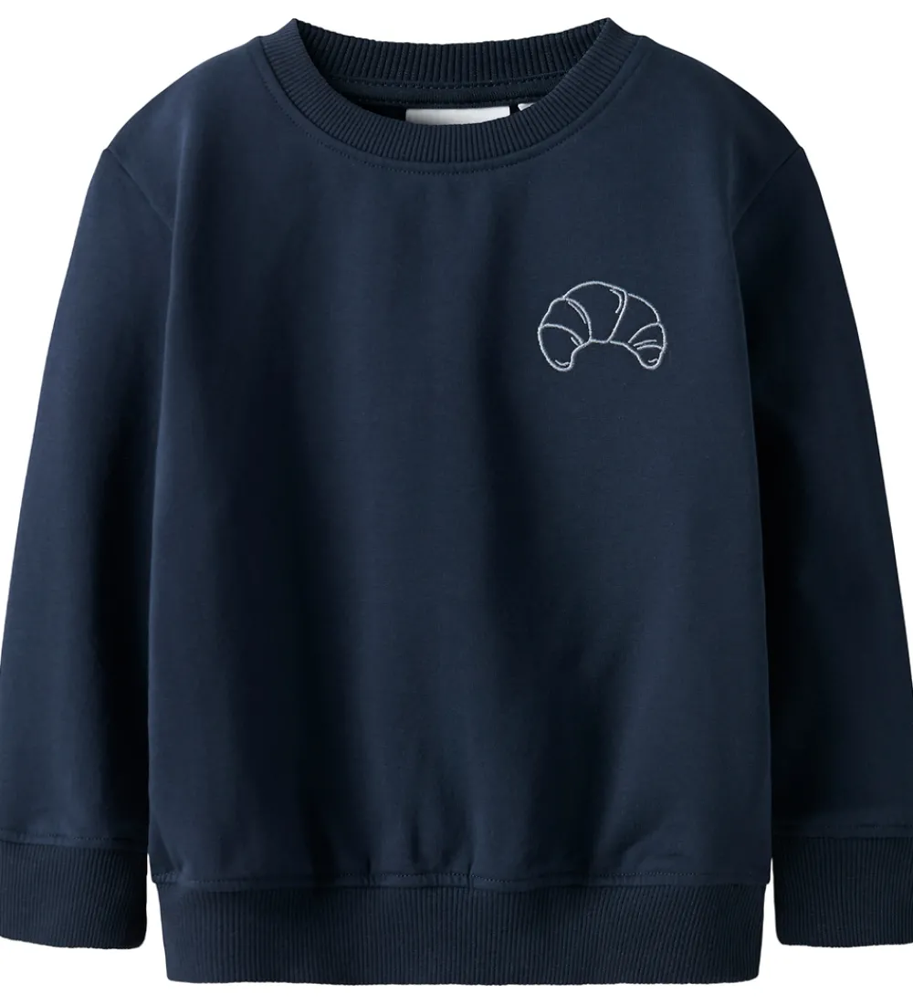 Børn Name It Sweatshirts>Sweatshirt - NmmRico - Navy Blazer